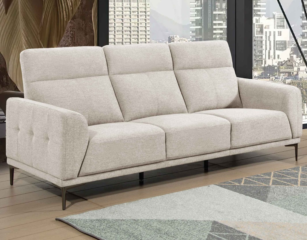  SOFA TELA LK6627# 3 PUESTOS#
